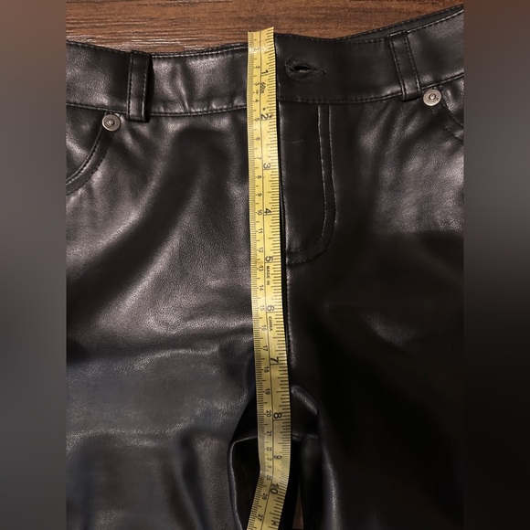 Express Faux Leather Straight Leg pants - Picture 3 of 4